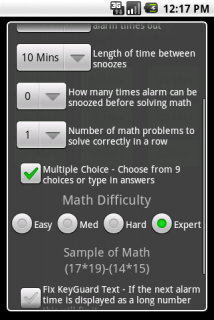 Math Alarm Clock - Чтобы отк