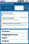 Brilliant Intent Notes - очередной блокнот с возможностью созданий категорий